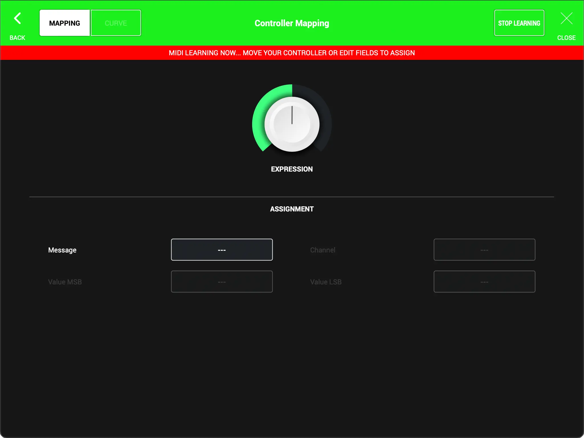 MIDI Mapping - Learn